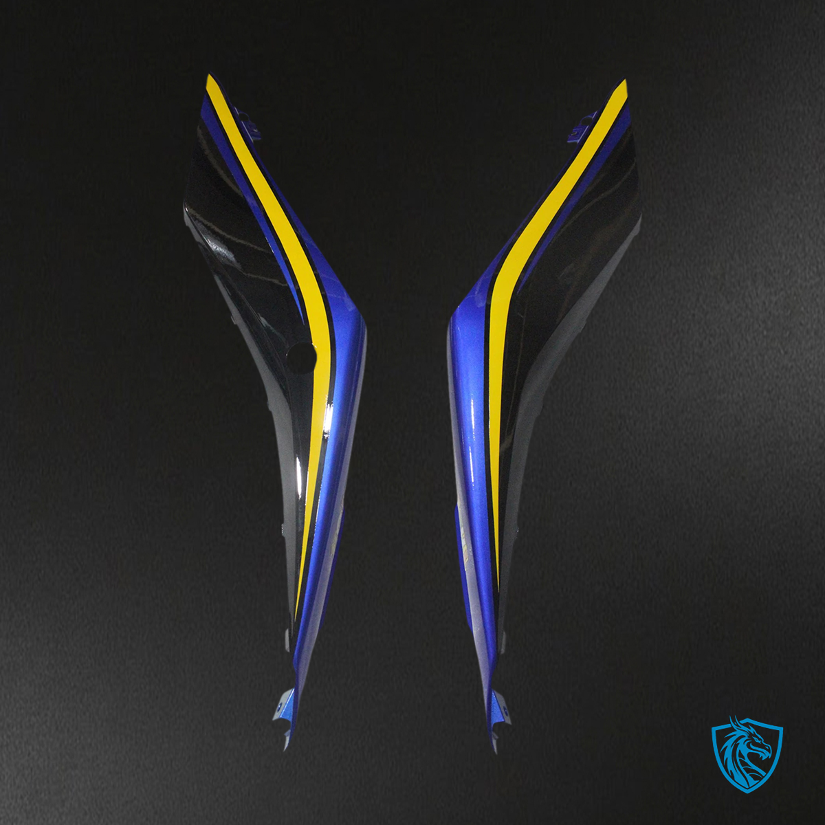 Yamaha YZF-R3 (2014-2018) R25 (2015-2017) Blue & Yellow Style3 - Custom ABS Fairing Set