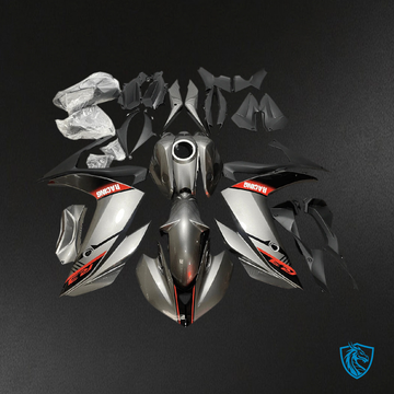 Yamaha YZF-R3 (2014-2018) R25 (2015-2017) Gray & Black Fairing Kit | ABS Bodywork
