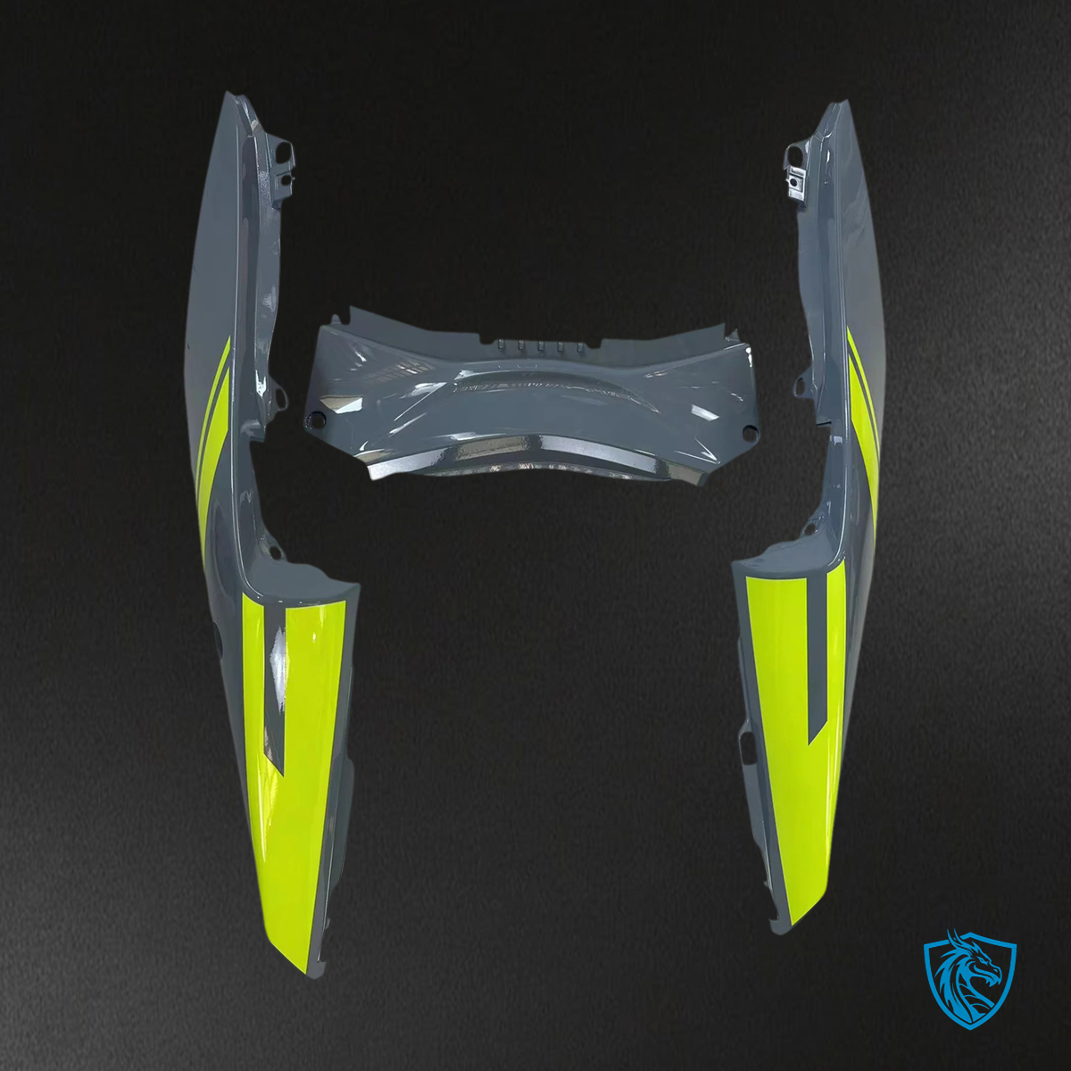 Yamaha YZF-R3 (2014-2018) R25 (2015-2017) Gray & Fluorescent Yellow Fairing Kit - Aftermarket ABS Bodywork