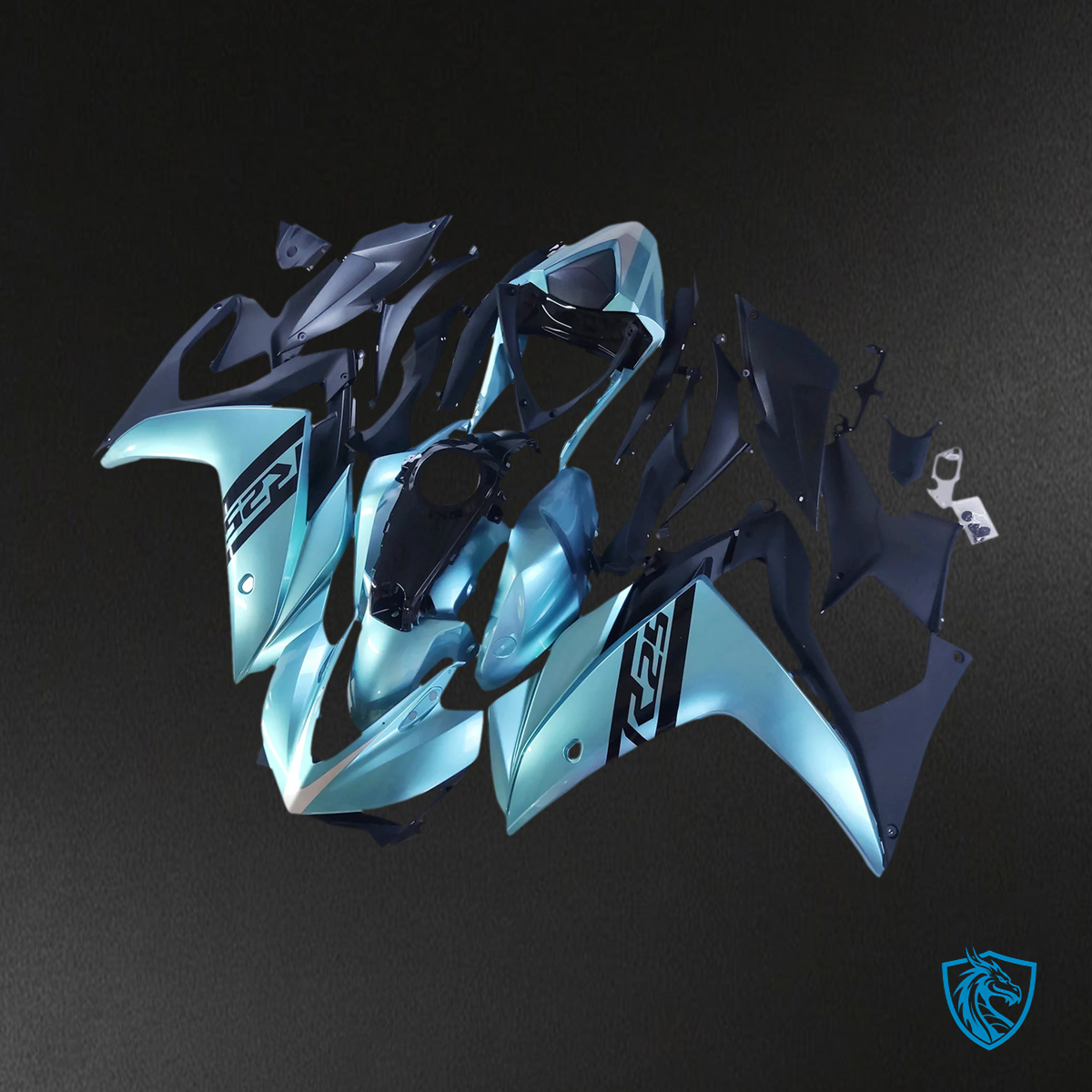 Yamaha YZF-R3 (2014-2018) R25 (2015-2017) Light Blue Fairing Kit | ABS Bodywork