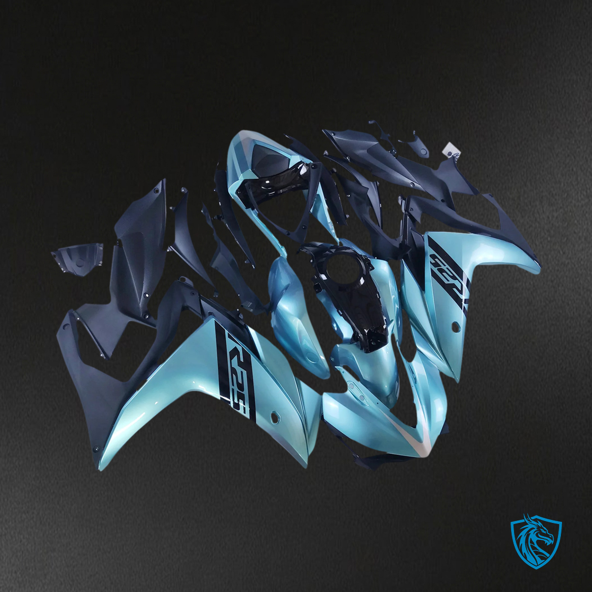 Yamaha YZF-R3 (2014-2018) R25 (2015-2017) Light Blue Fairing Kit | ABS Bodywork