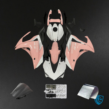 Yamaha YZF-R3 (2014-2018) R25 (2015-2017) Pink & White - Custom ABS Fairing Set
