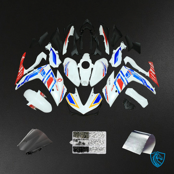 Yamaha YZF-R3 (2014-2018) R25 (2015-2017) White & Blue - Custom ABS Fairing Set
