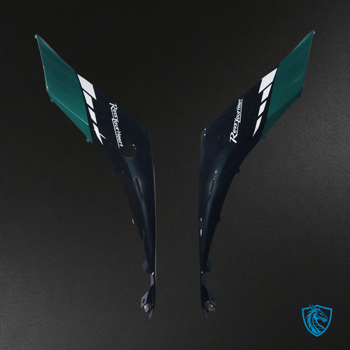 Yamaha YZF-R3 (2014-2018) R25 (2015-2017) blue & black - MERGEment Motorcycle Fairings Kit