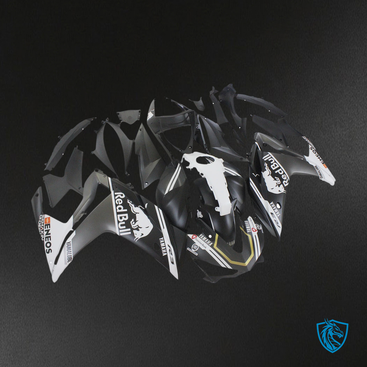 Yamaha YZF-R3 (2015-2017) R25 (2014-2018) Black - Custom ABS Fairing Set