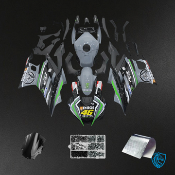 Yamaha YZF-R3 R25 (2019-2021) Black & Gray - MERGEment Motorcycle Fairings Kit