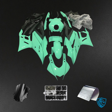 Yamaha YZF-R3 R25 (2019-2021) Black & Light Green - Custom ABS Fairing Set