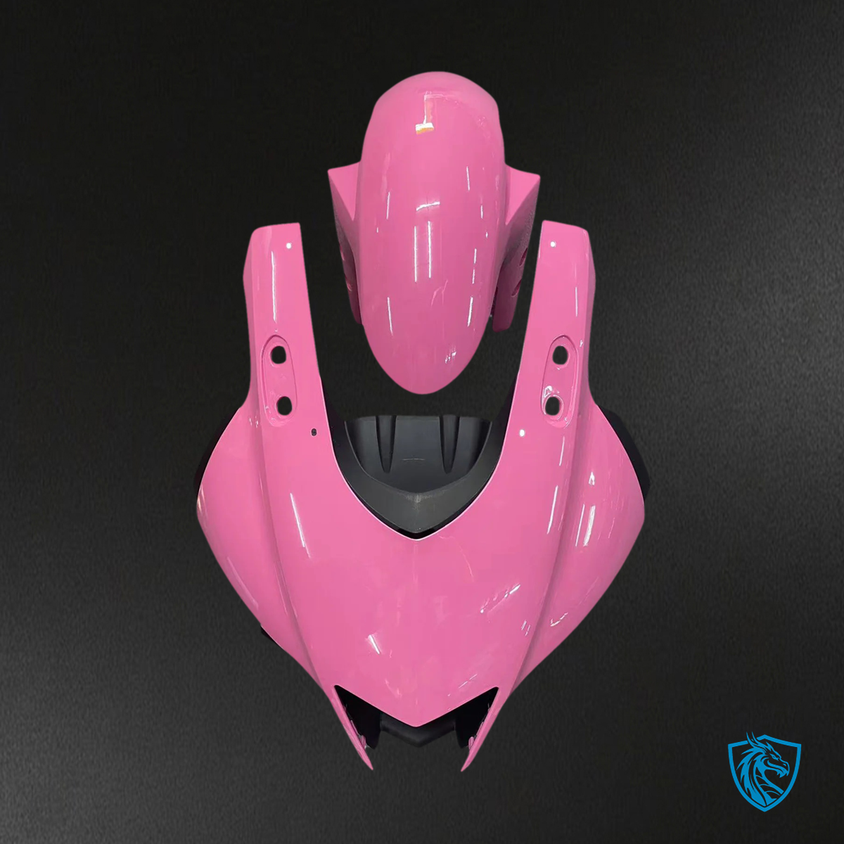 Yamaha YZF-R3 R25 (2019-2021) Black & Pink Fairing Kit - Aftermarket ABS Bodywork