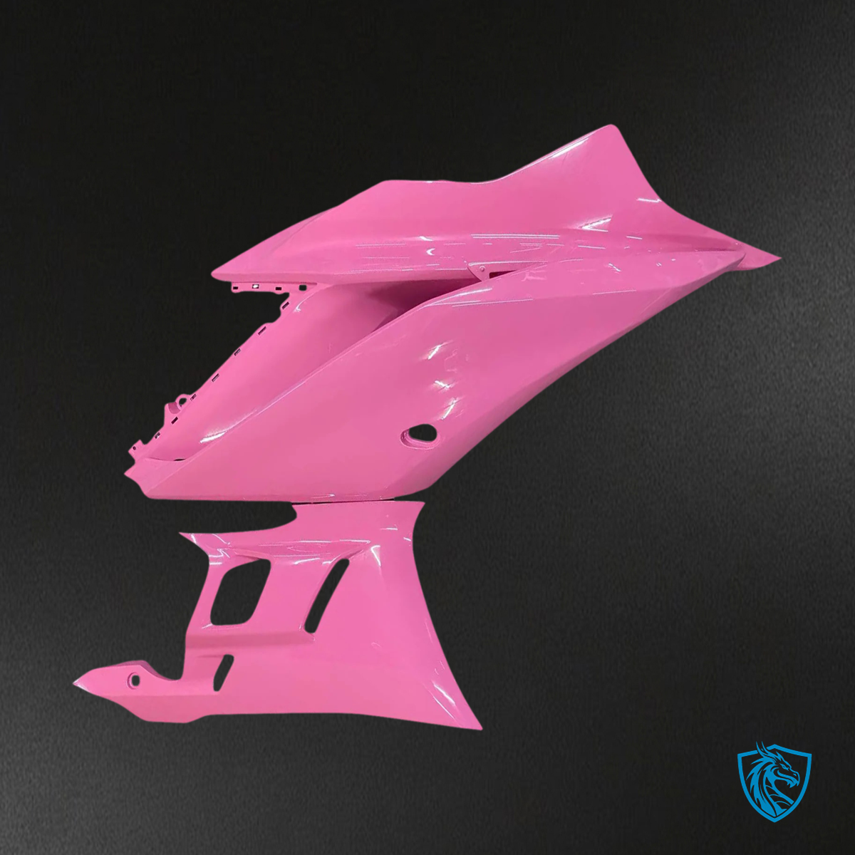 Yamaha YZF-R3 R25 (2019-2021) Black & Pink Fairing Kit - Aftermarket ABS Bodywork