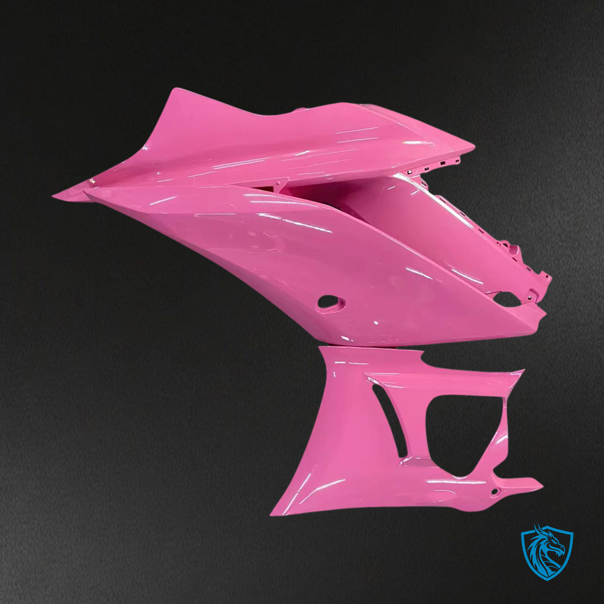 Yamaha YZF-R3 R25 (2019-2021) Black & Pink Fairing Kit - Aftermarket ABS Bodywork