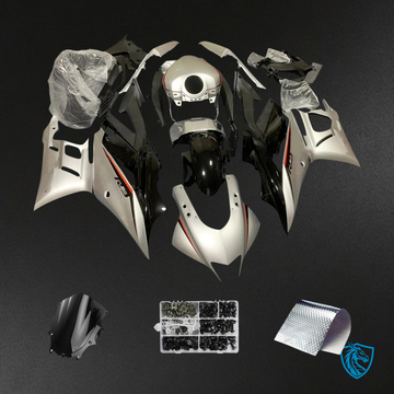 Yamaha YZF-R3 R25 (2019-2021) Black & Silver - Custom ABS Fairing Set