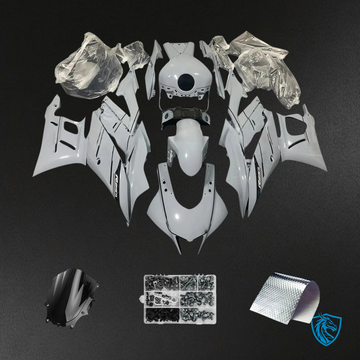 Yamaha YZF-R3 R25 (2019-2021) Black & White Fairing Kit | ABS Bodywork