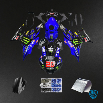 Yamaha YZF-R3 R25 (2019-2021) Blue & Black - MERGEment Motorcycle Fairings Kit