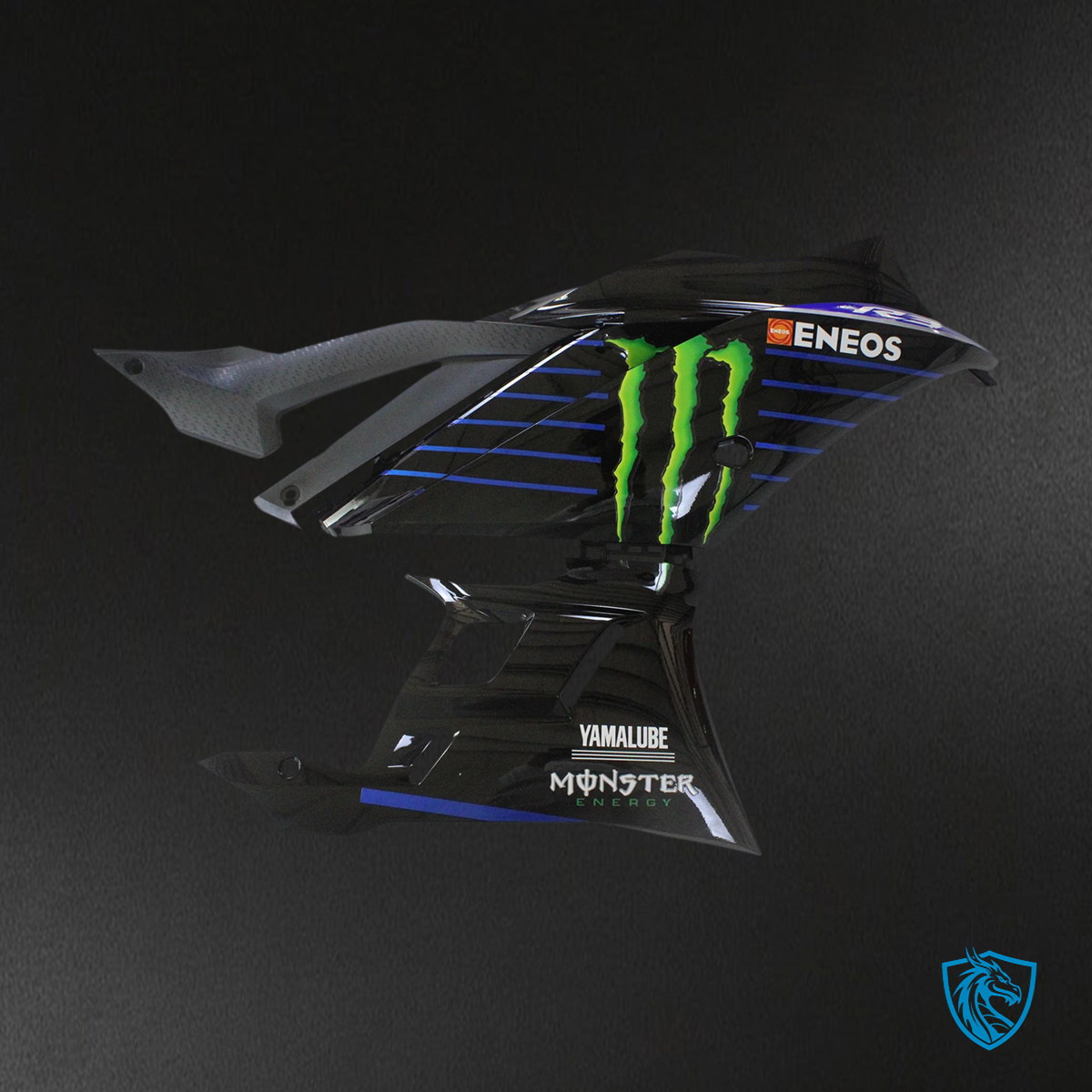 Yamaha YZF-R3 R25 (2019-2021) Black & Blue - Custom ABS Fairing Set