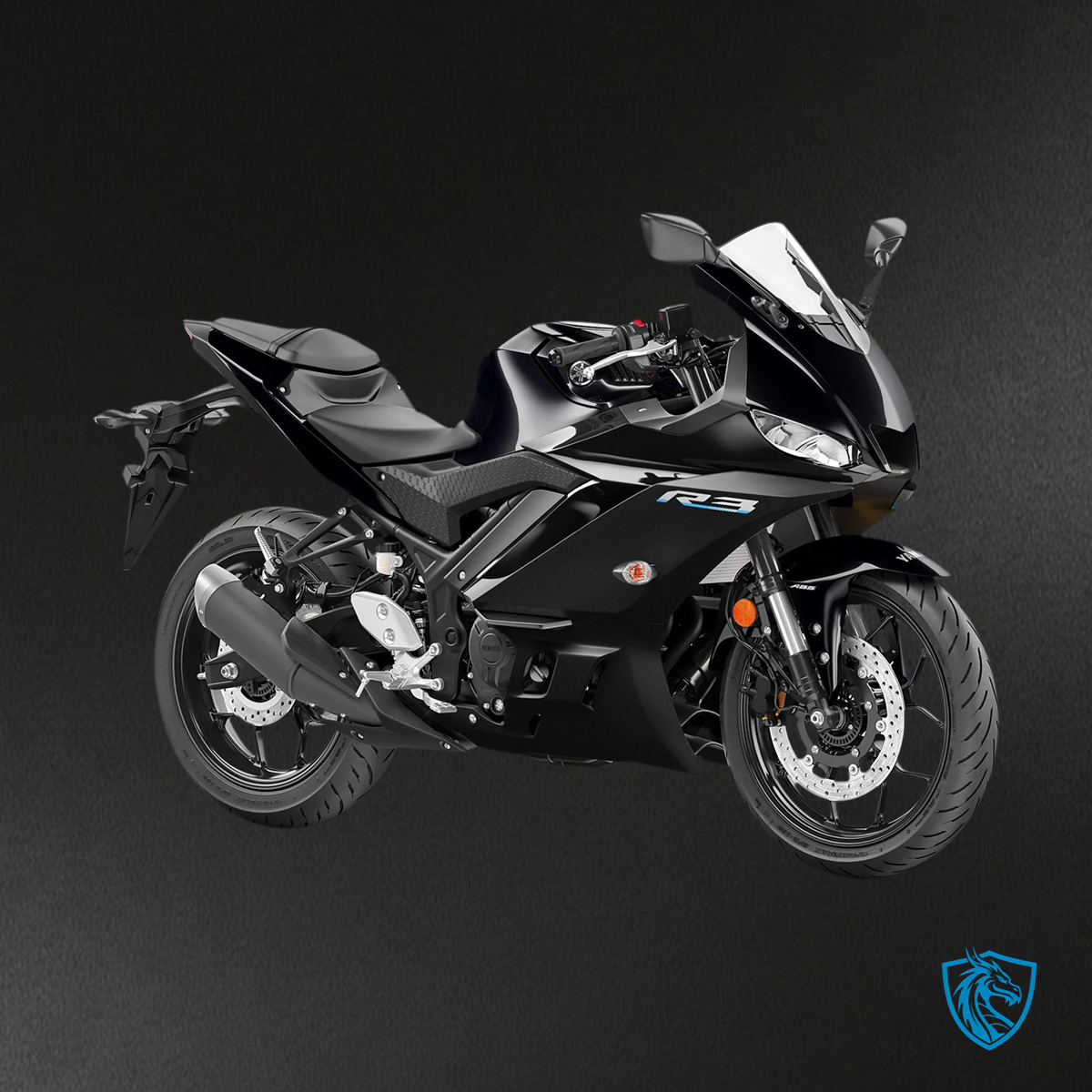 Yamaha YZF-R3 R25 (2022-2024) Black - Custom ABS Fairing Set
