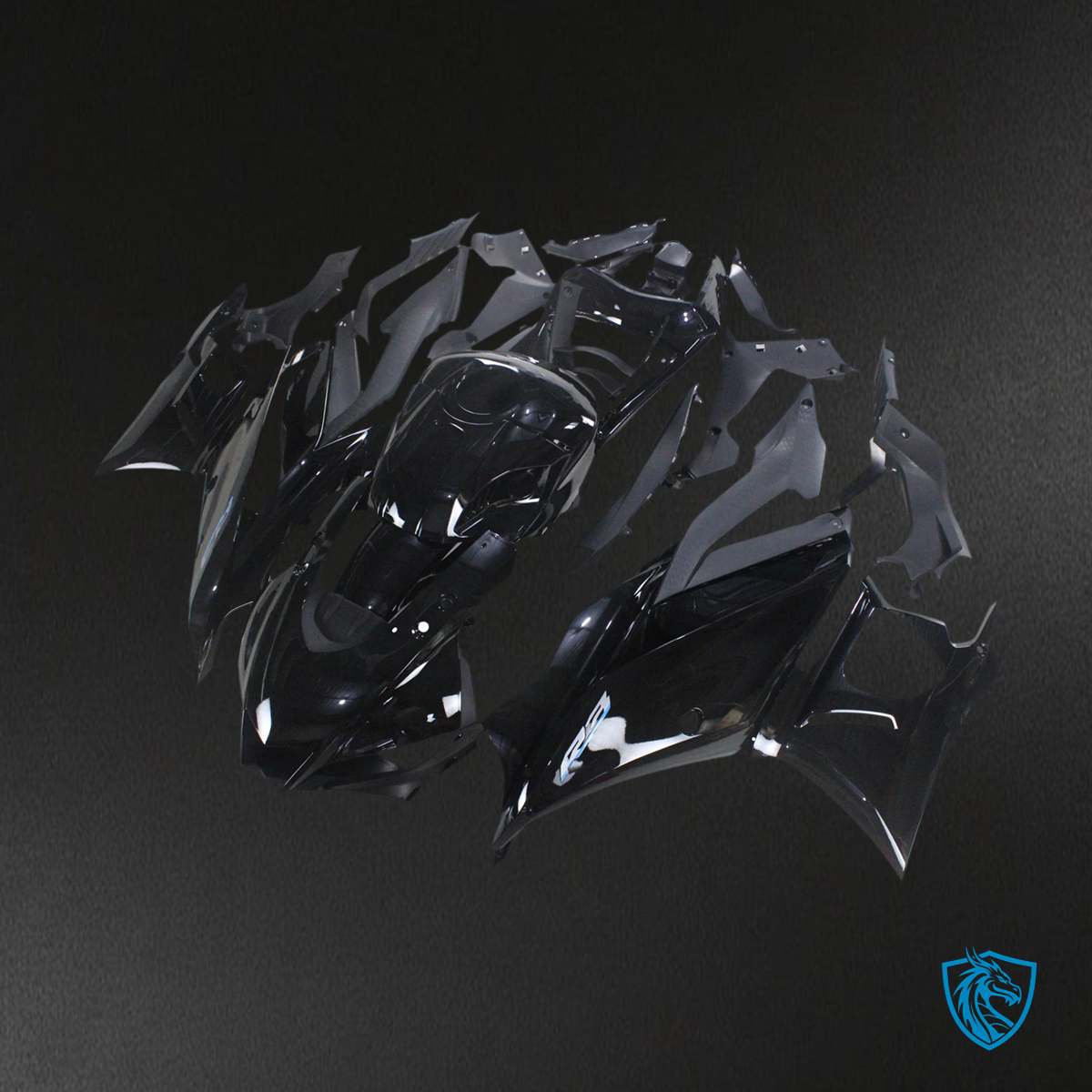 Yamaha YZF-R3 R25 (2022-2024) Black - Custom ABS Fairing Set