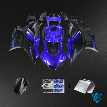 Yamaha YZF-R3 R25 (2022-2024) Blue Style3 - MERGEment Motorcycle Fairings Kit