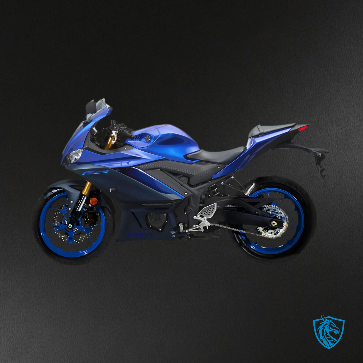Yamaha YZF-R3 R25 (2022-2024) Blue Style3 - MERGEment Motorcycle Fairings Kit