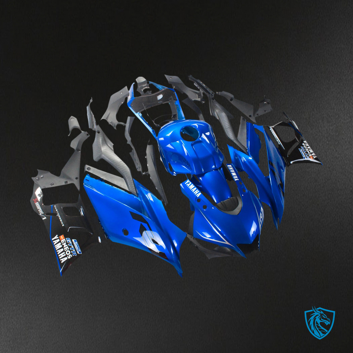 Yamaha YZF-R3 R25 (2022-2024) Blue Style8 - MERGEment Motorcycle Fairings Kit
