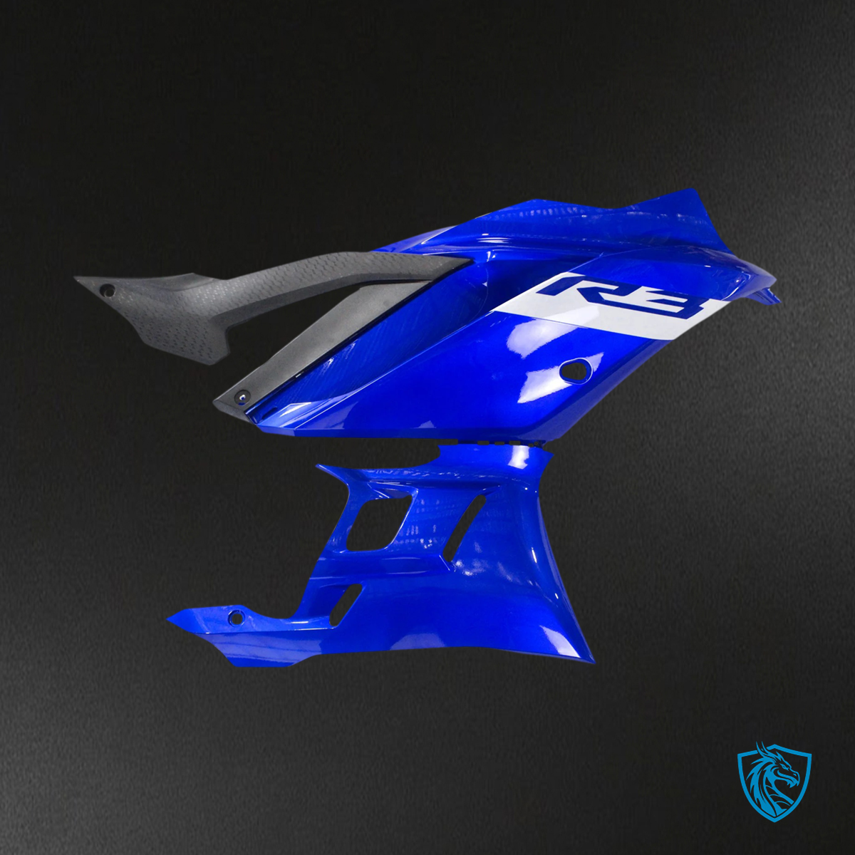 Yamaha YZF-R3 R25 (2022-2024) Blue Style9 - Custom ABS Fairing Set