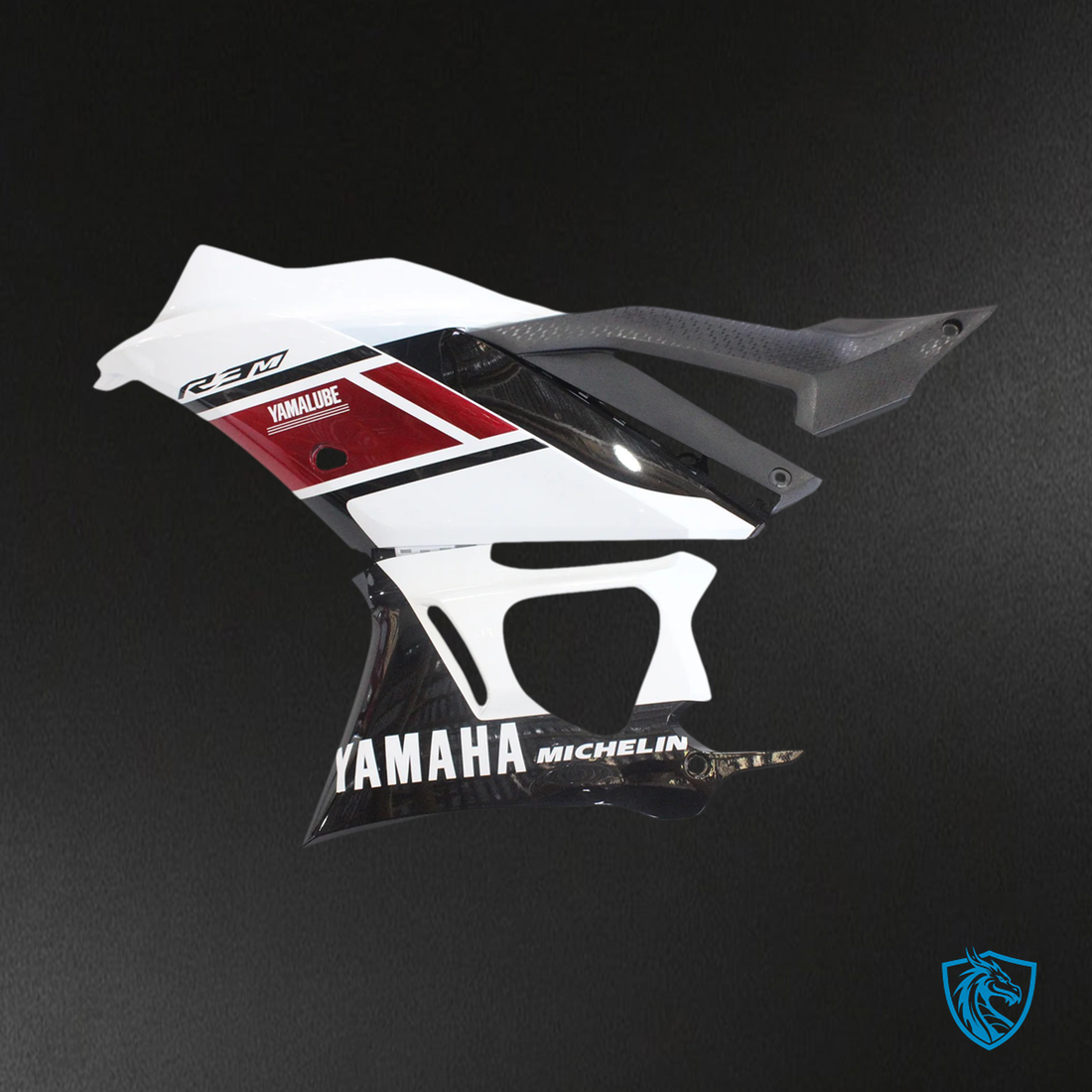 Yamaha YZF-R3 R25 (2022-2024) White, Dark Red & Black Fairing Kit | ABS Bodywork