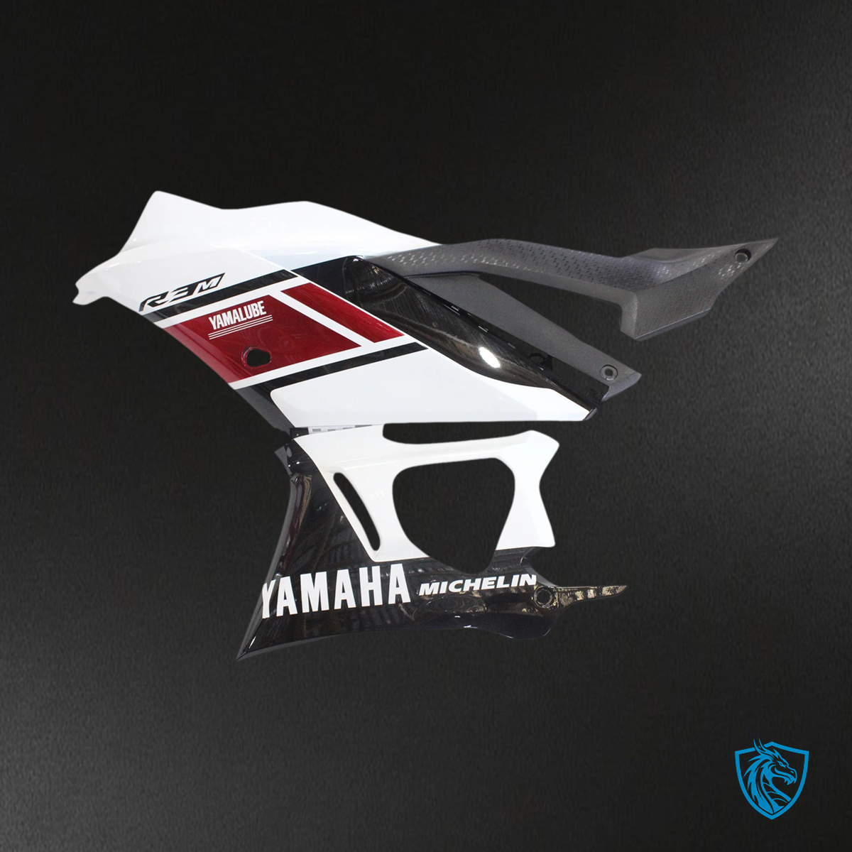 Yamaha YZF-R3 R25 (2022-2024) White, Dark Red & Black Fairing Kit | ABS Bodywork