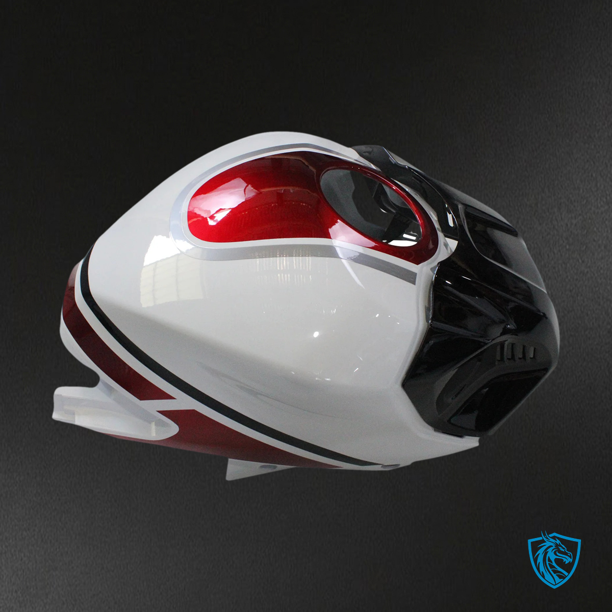 Yamaha YZF-R3 R25 (2022-2024) White, Dark Red & Black Fairing Kit | ABS Bodywork