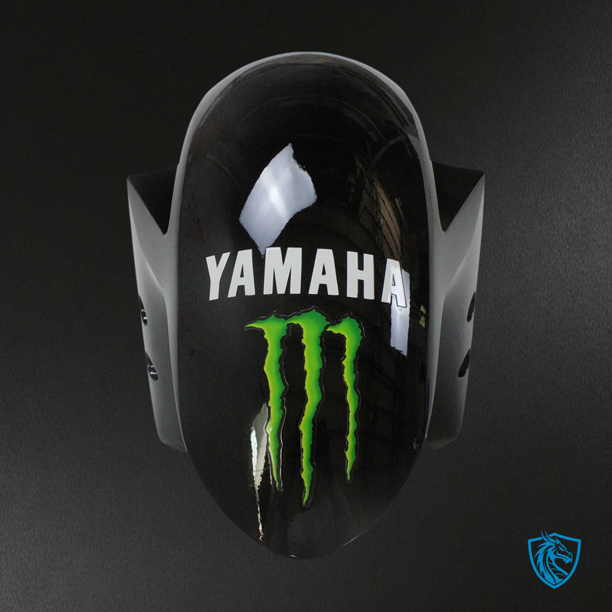 Yamaha YZF-R3 R25 (2022-2024) black, blue & green Monster Style2 - MERGEment Motorcycle Fairings Kit
