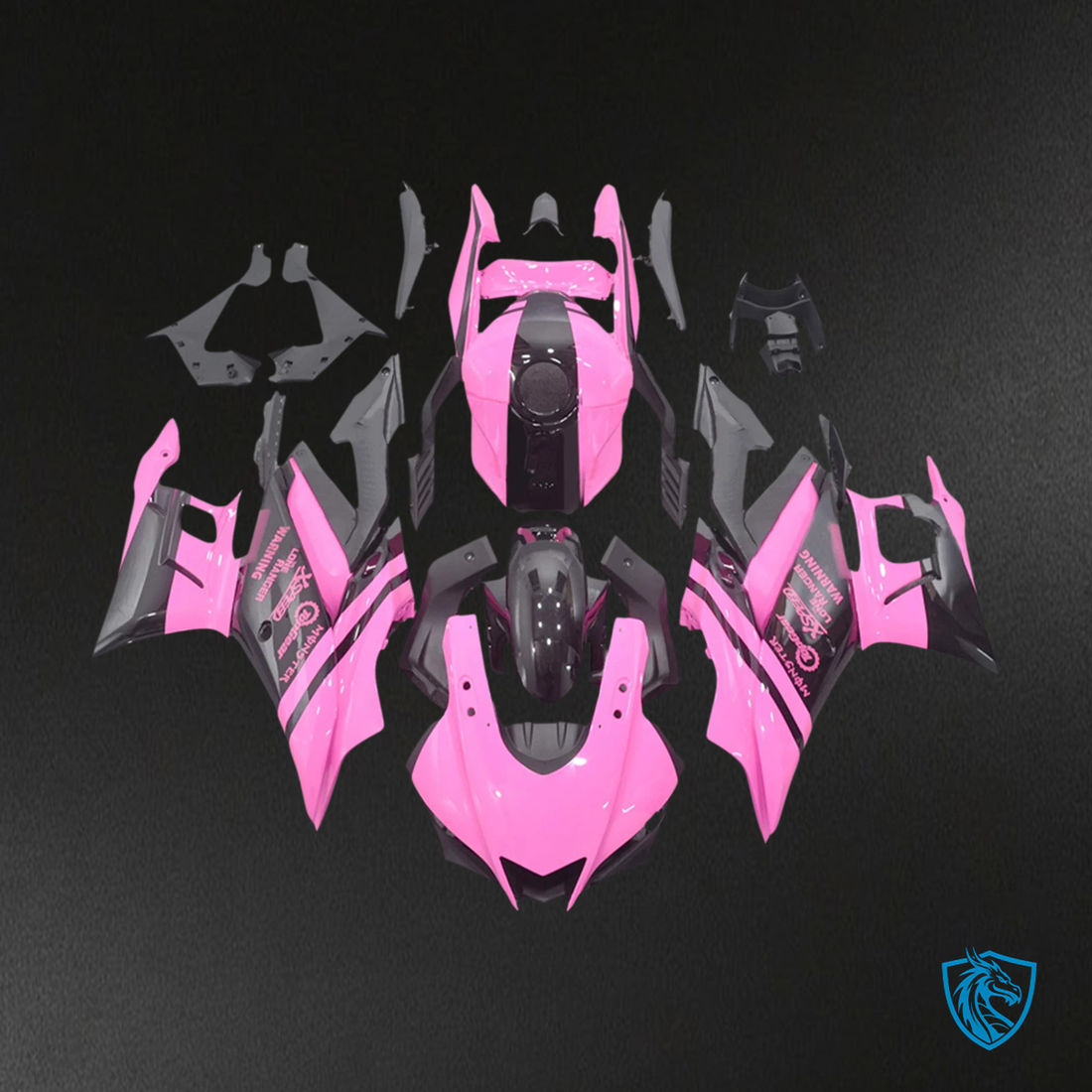 Yamaha YZF-R3 R25 (2022-2024) Pink - Custom ABS Fairing Set