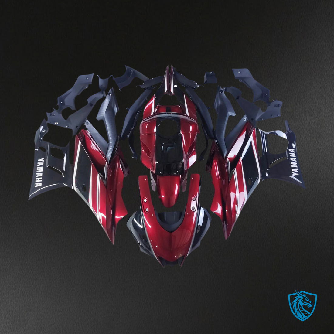 Yamaha YZF-R3 R25 (2022-2024) Red - Custom ABS Fairing Set