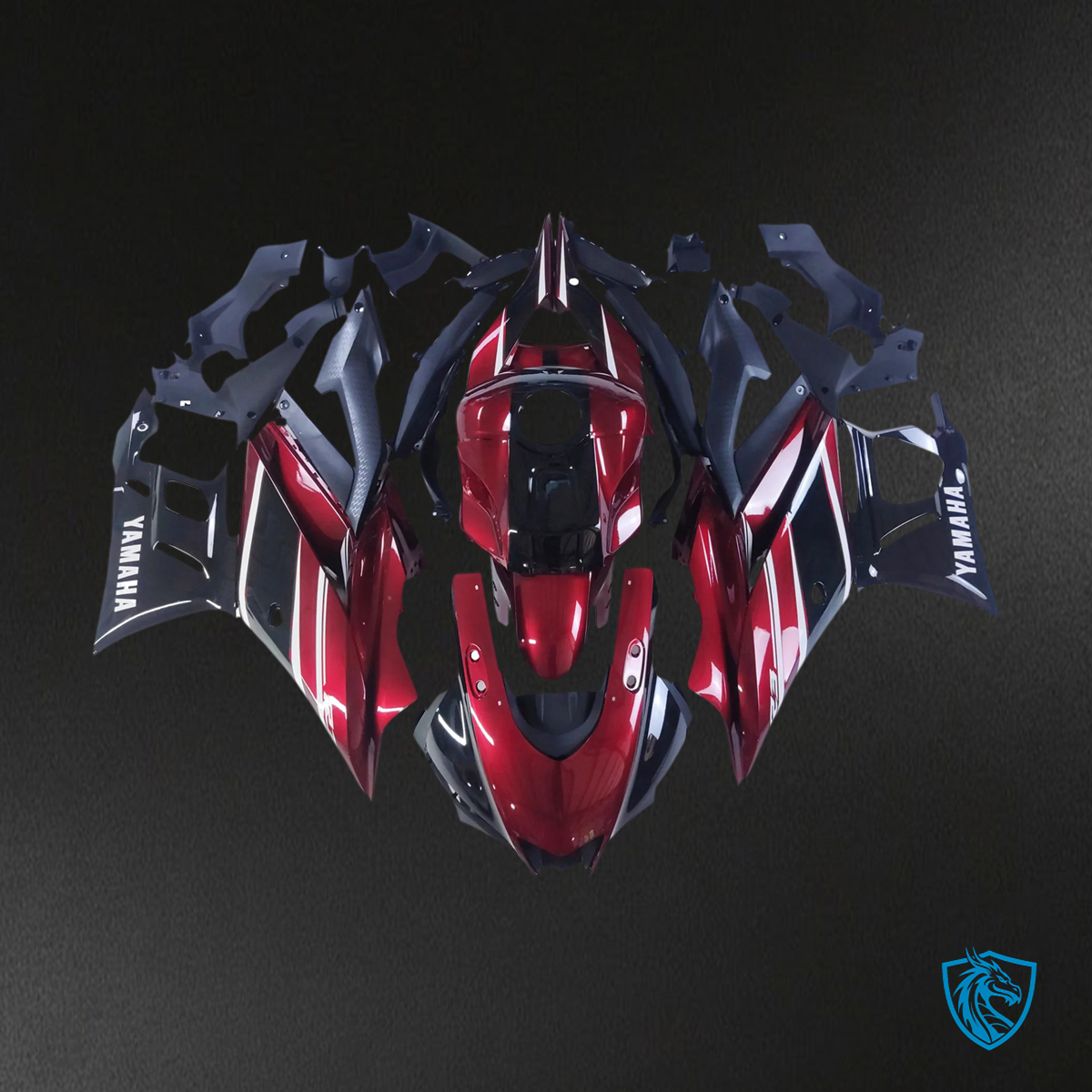 Yamaha YZF-R3 R25 (2022-2024) Red - Custom ABS Fairing Set