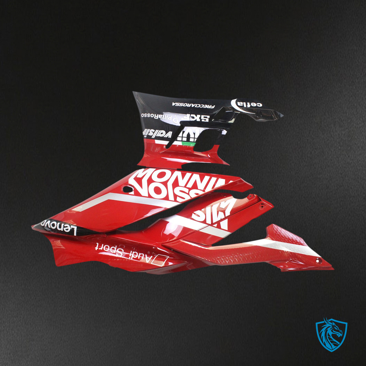 Yamaha YZF-R3 R25 (2022-2024) Red & White - MERGEment Motorcycle Fairings Kit