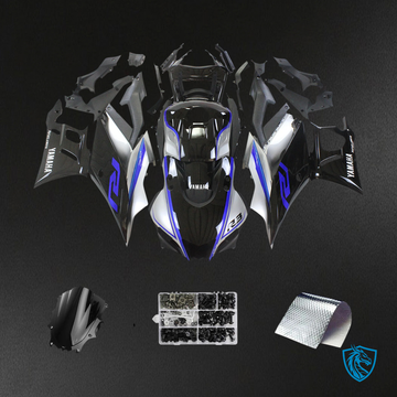 Yamaha YZF-R3 R25 (2022-2024) Sliver & Black Fairing Kit | ABS Bodywork