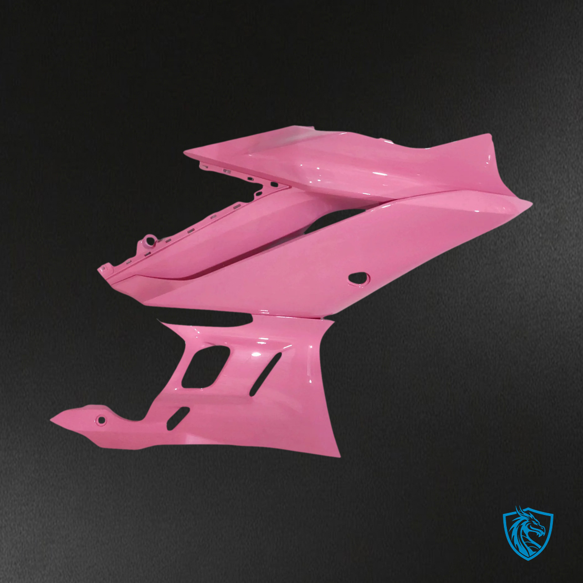 Yamaha YZF-R3 & R25 (2022-2024) Black & Pink Fairing Kit - Aftermarket ABS Bodywork