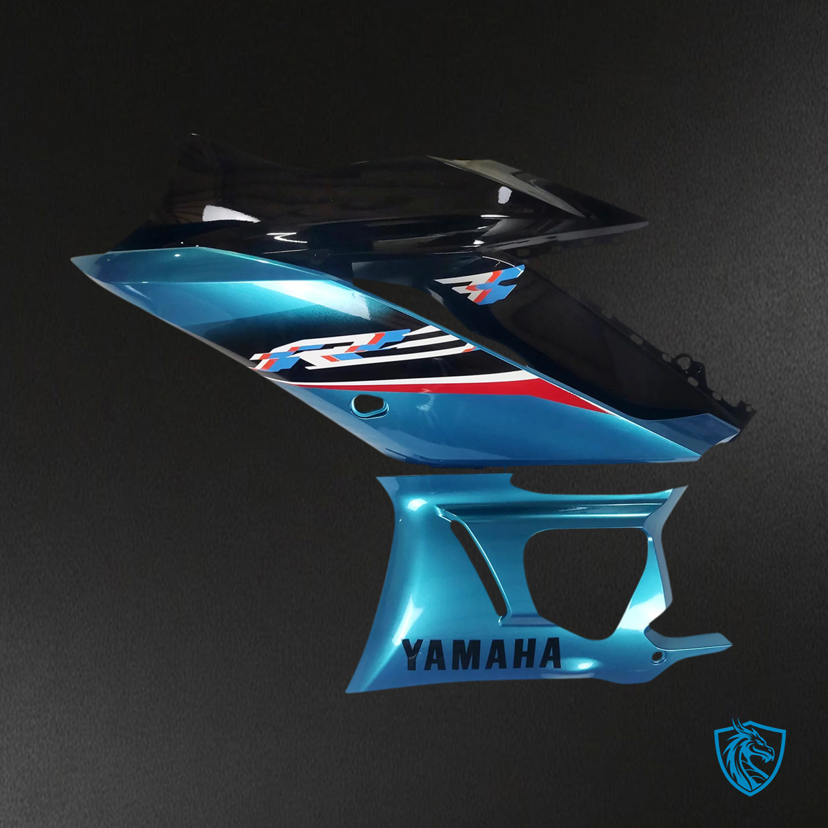 Yamaha YZF-R3 & R25 (2022-2024) Blue & Black Fairing Kit - Aftermarket ABS Bodywork