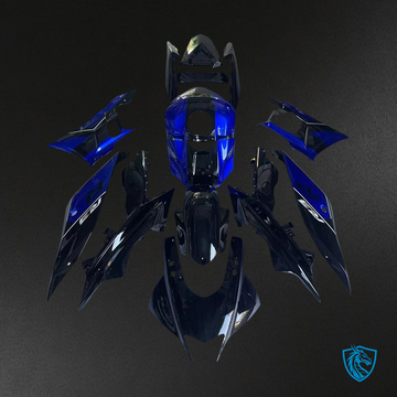 Yamaha YZF-R3 & R25 (2022-2024) Blue & Black - MERGEment Motorcycle Fairings Kit
