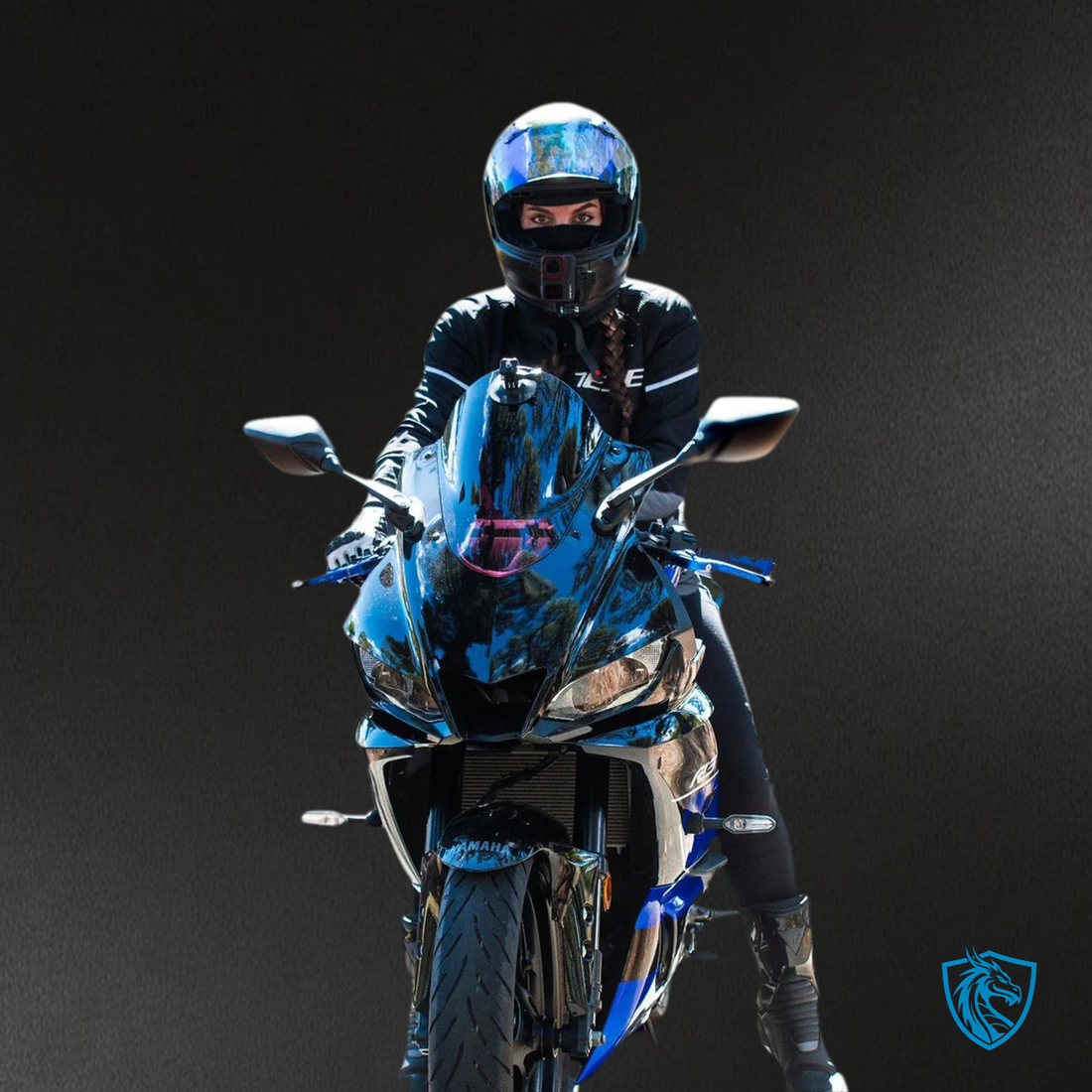 Yamaha YZF-R3 & R25 (2022-2024) Blue & Black - MERGEment Motorcycle Fairings Kit