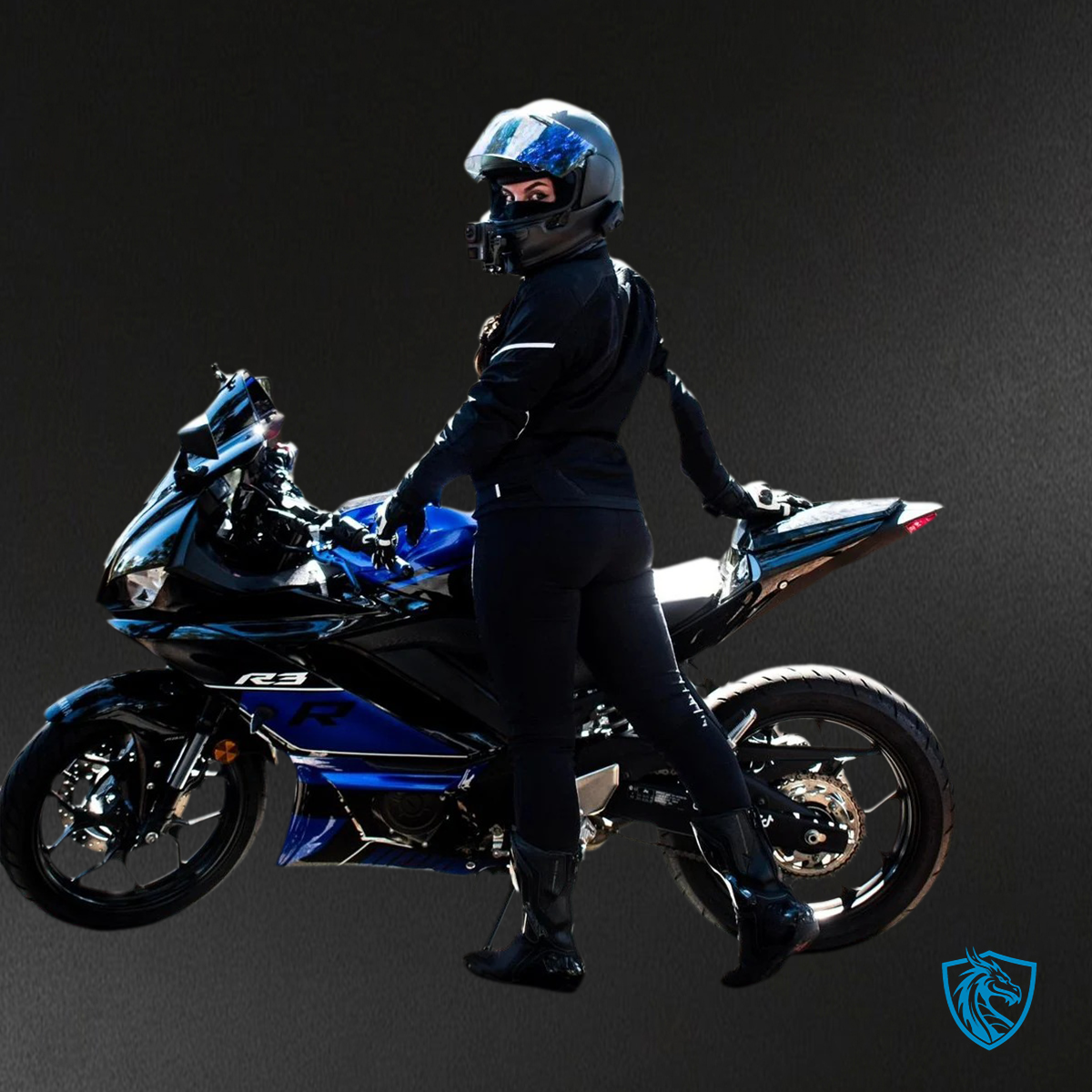 Yamaha YZF-R3 & R25 (2022-2024) Blue & Black - MERGEment Motorcycle Fairings Kit