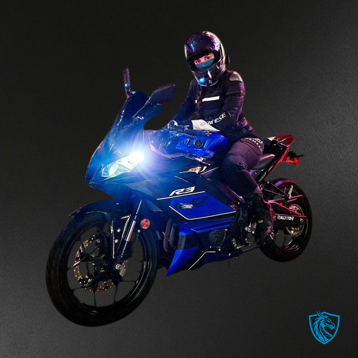 Yamaha YZF-R3 & R25 (2022-2024) Blue & Black - MERGEment Motorcycle Fairings Kit