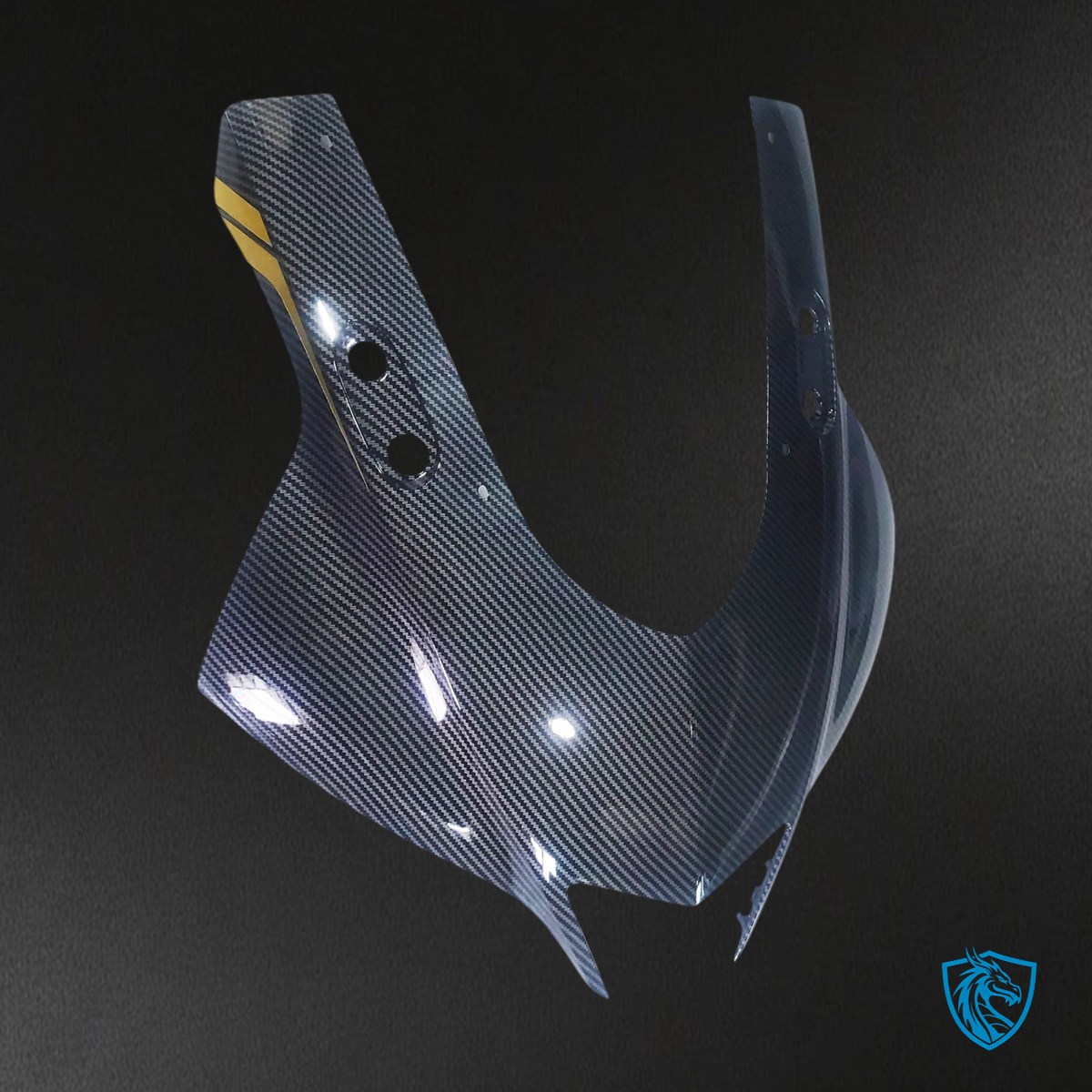 Yamaha YZF-R3 & R25 (2022-2024) Carbon Fiber Black, Gold & Yellow Fairing Kit | ABS Bodywork