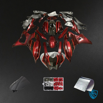 Yamaha YZF-R7 (2021-2025) Black , Dark & Red Fairing Kit - Aftermarket ABS Bodywork