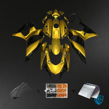Yamaha YZF-R7 (2021-2025) Black & Gold - Custom ABS  Fairing Kit