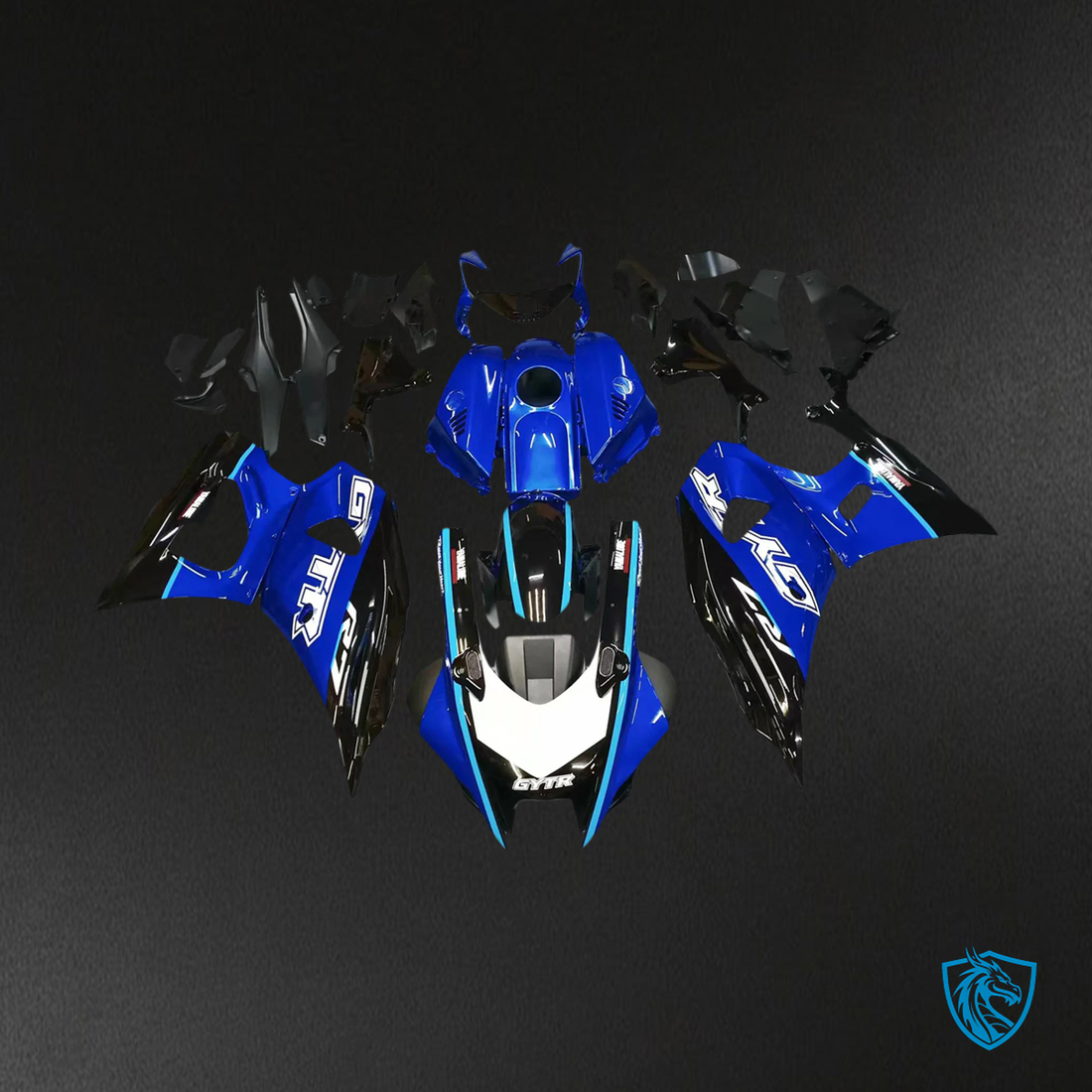 Yamaha YZF-R7 (2021-2025) Blue & Black - MERGEment Motorcycle Fairings Kit