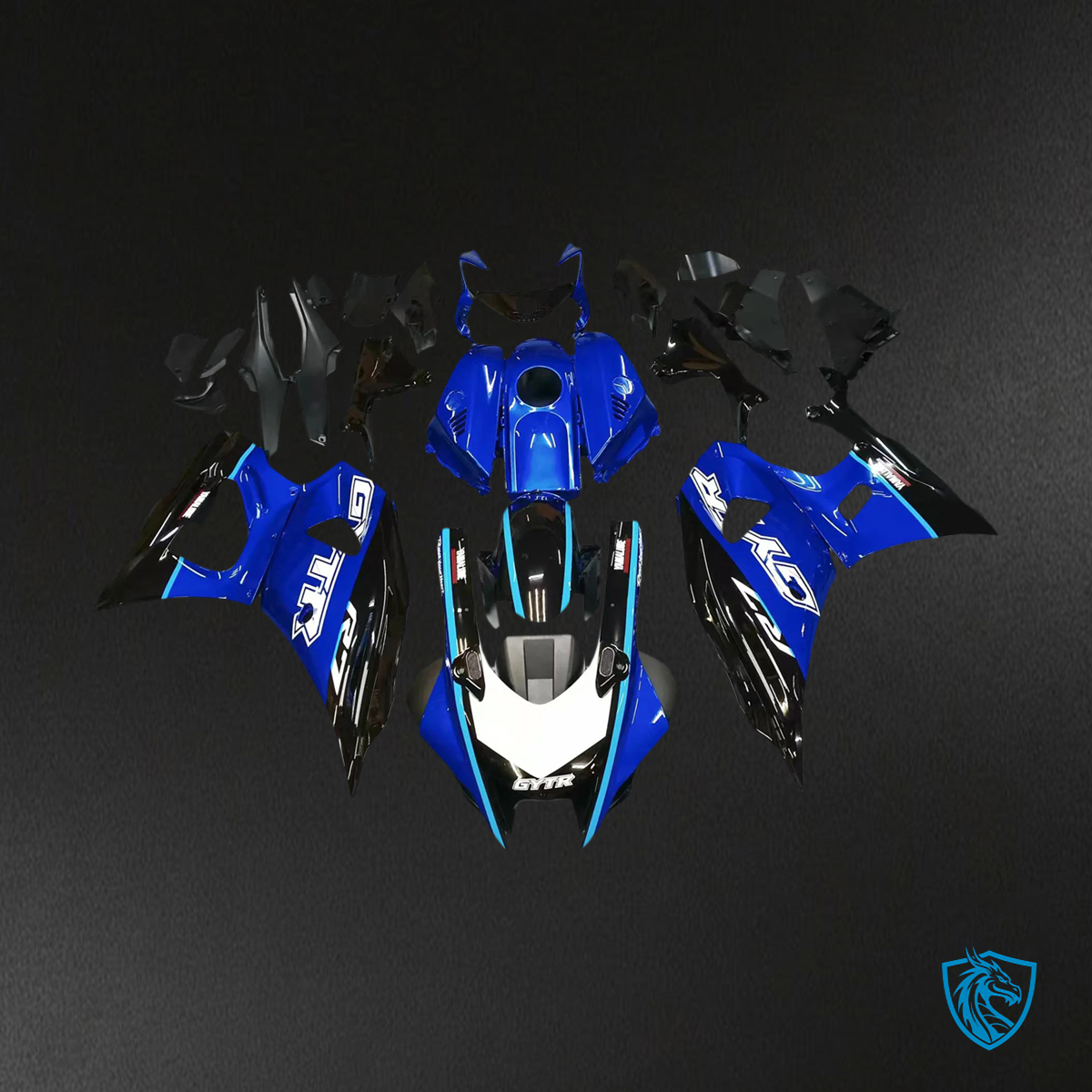 Yamaha YZF-R7 (2021-2025) Blue & Black - Replacement Motorcycle Fairings Kit