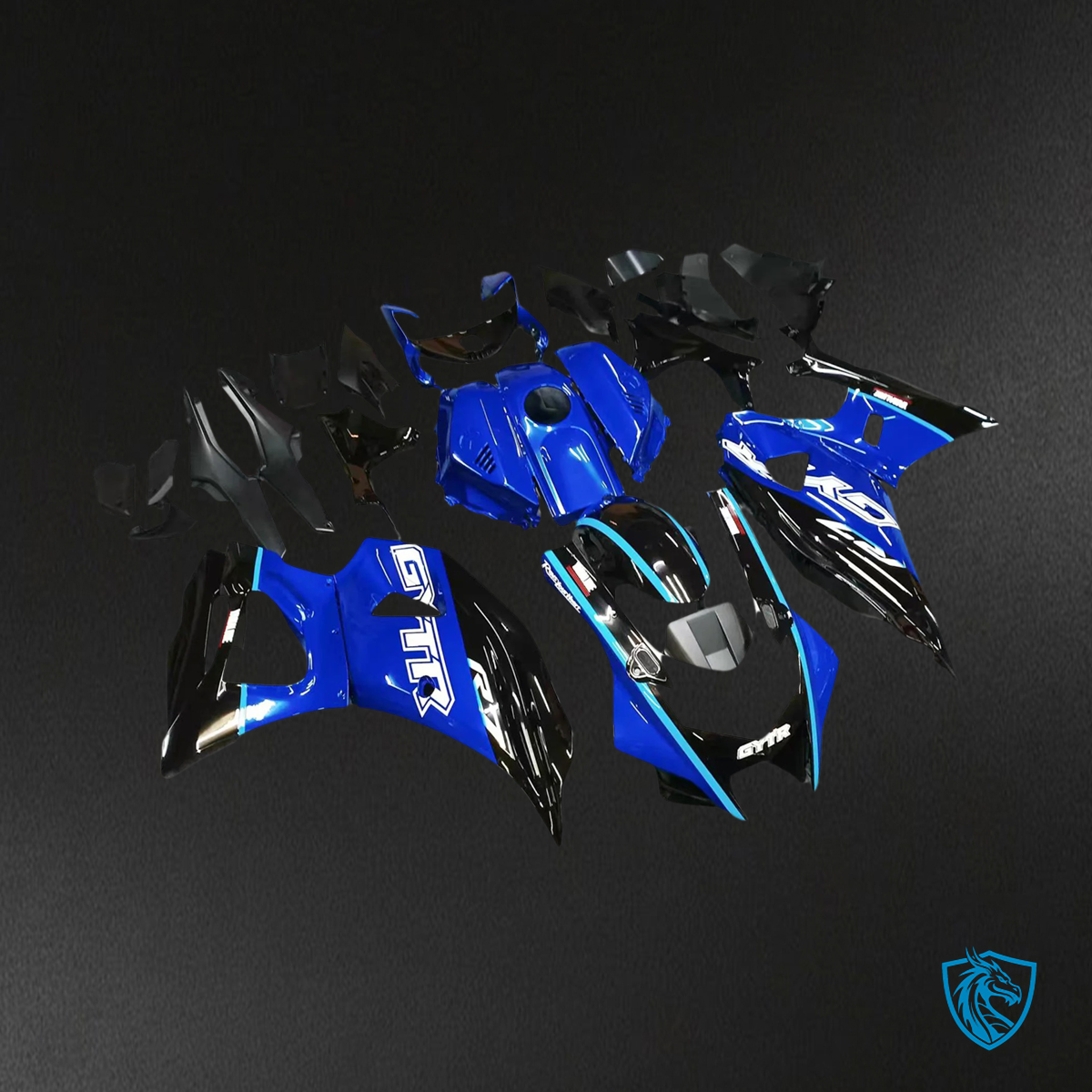 Yamaha YZF-R7 (2021-2025) Blue & Black - Replacement Motorcycle Fairings Kit