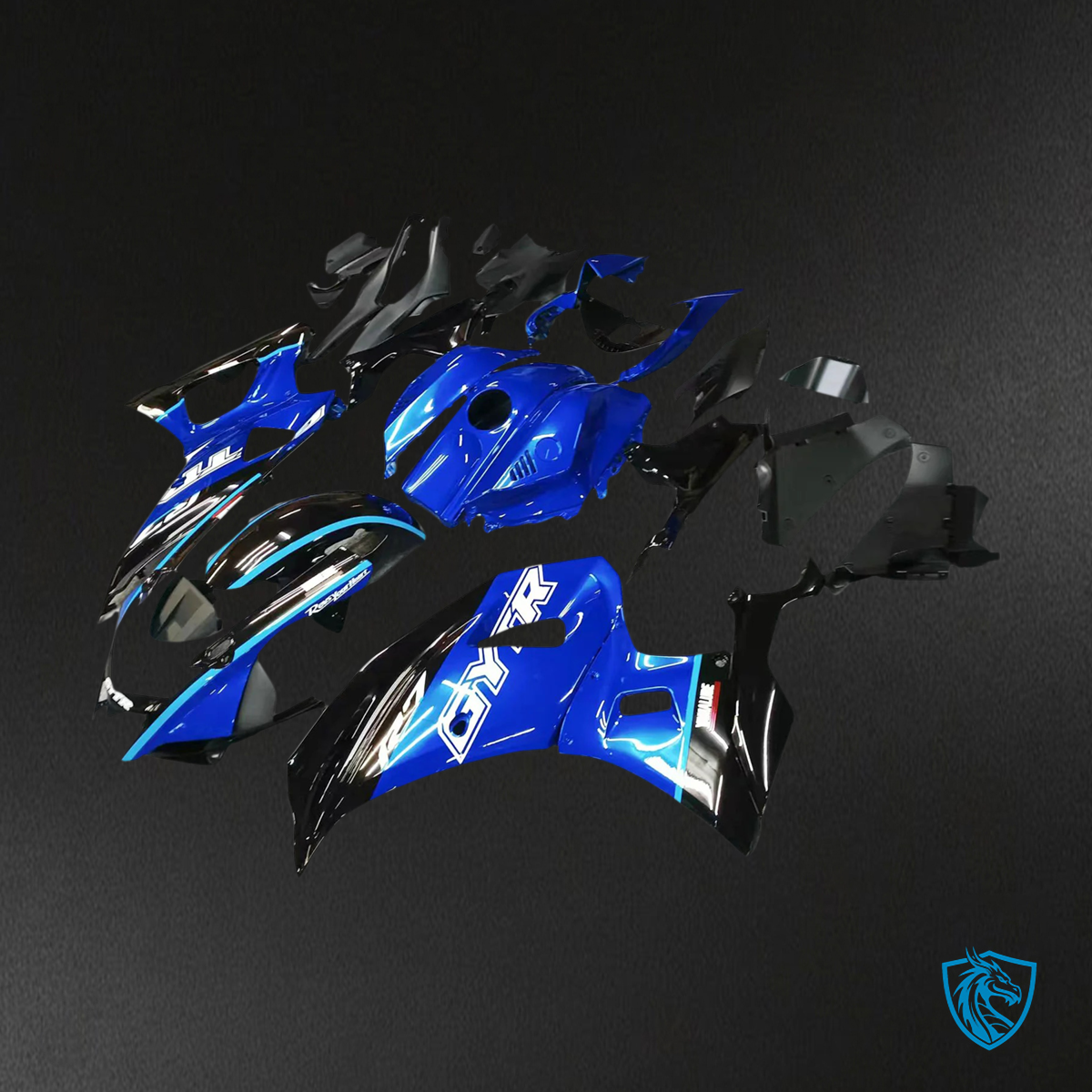 Yamaha YZF-R7 (2021-2025) Blue & Black - Replacement Motorcycle Fairings Kit