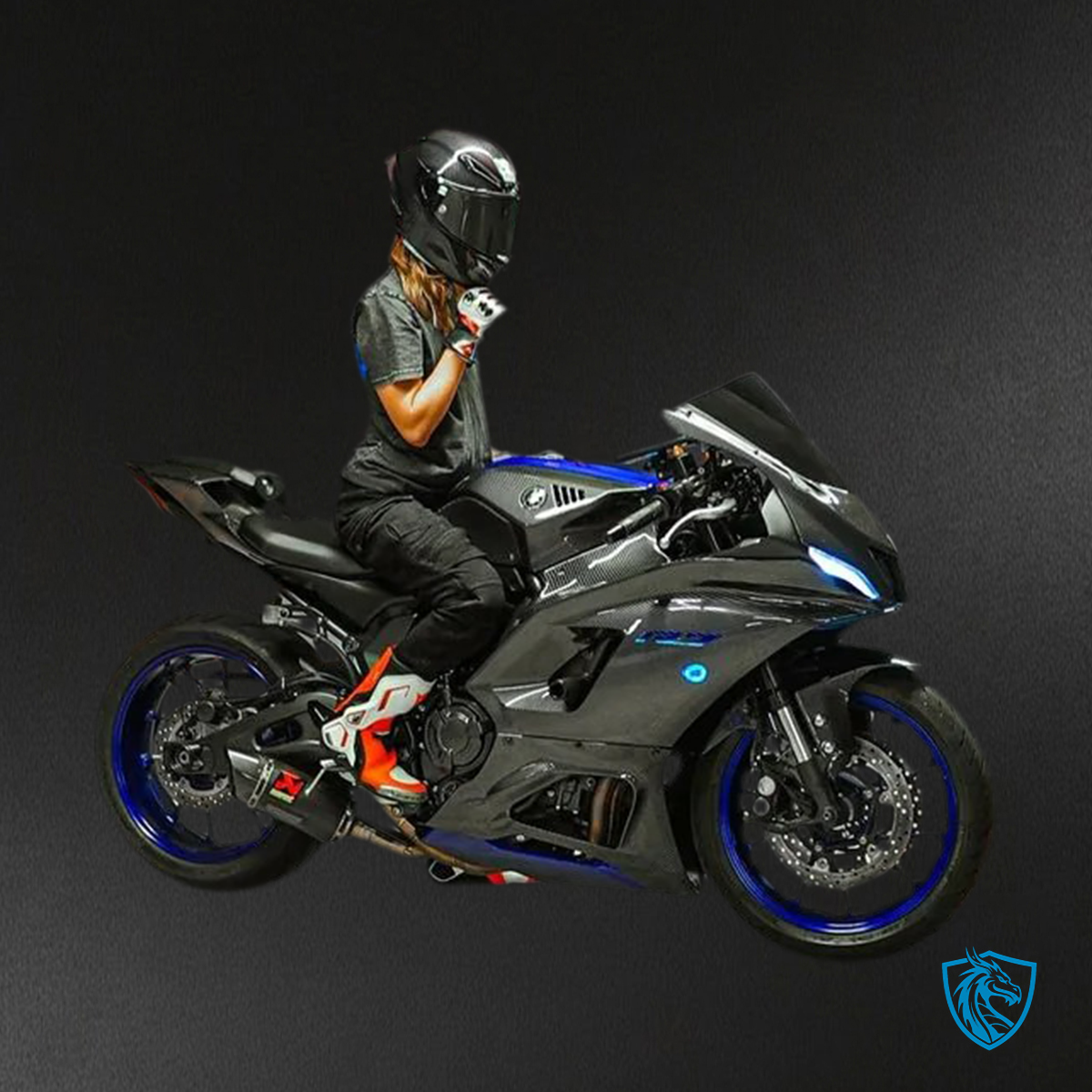 Yamaha YZF-R7 (2021-2025) Carbon Fiber Blue - Replacement Motorcycle Fairings Kit