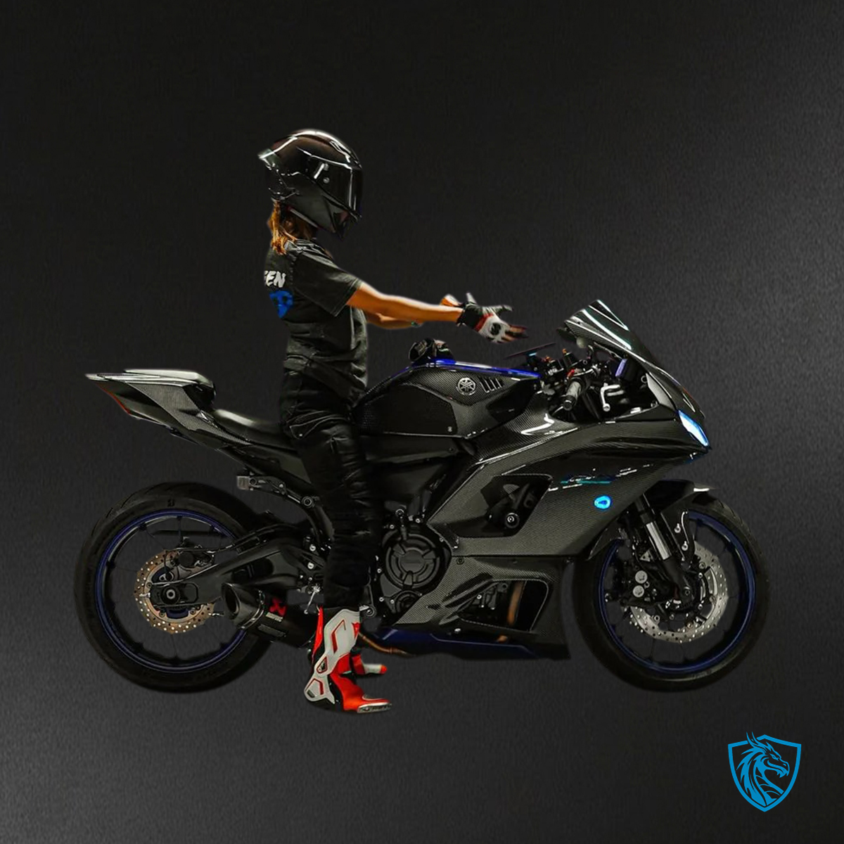 Yamaha YZF-R7 (2021-2025) Carbon Fiber Blue - Replacement Motorcycle Fairings Kit