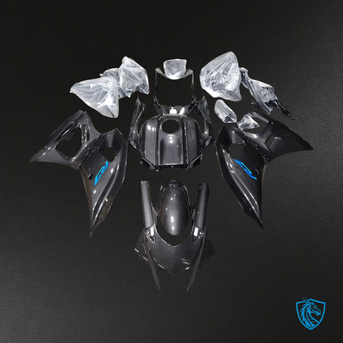 Yamaha YZF-R7 (2021-2025) Carbon Fiber Blue - Replacement Motorcycle Fairings Kit
