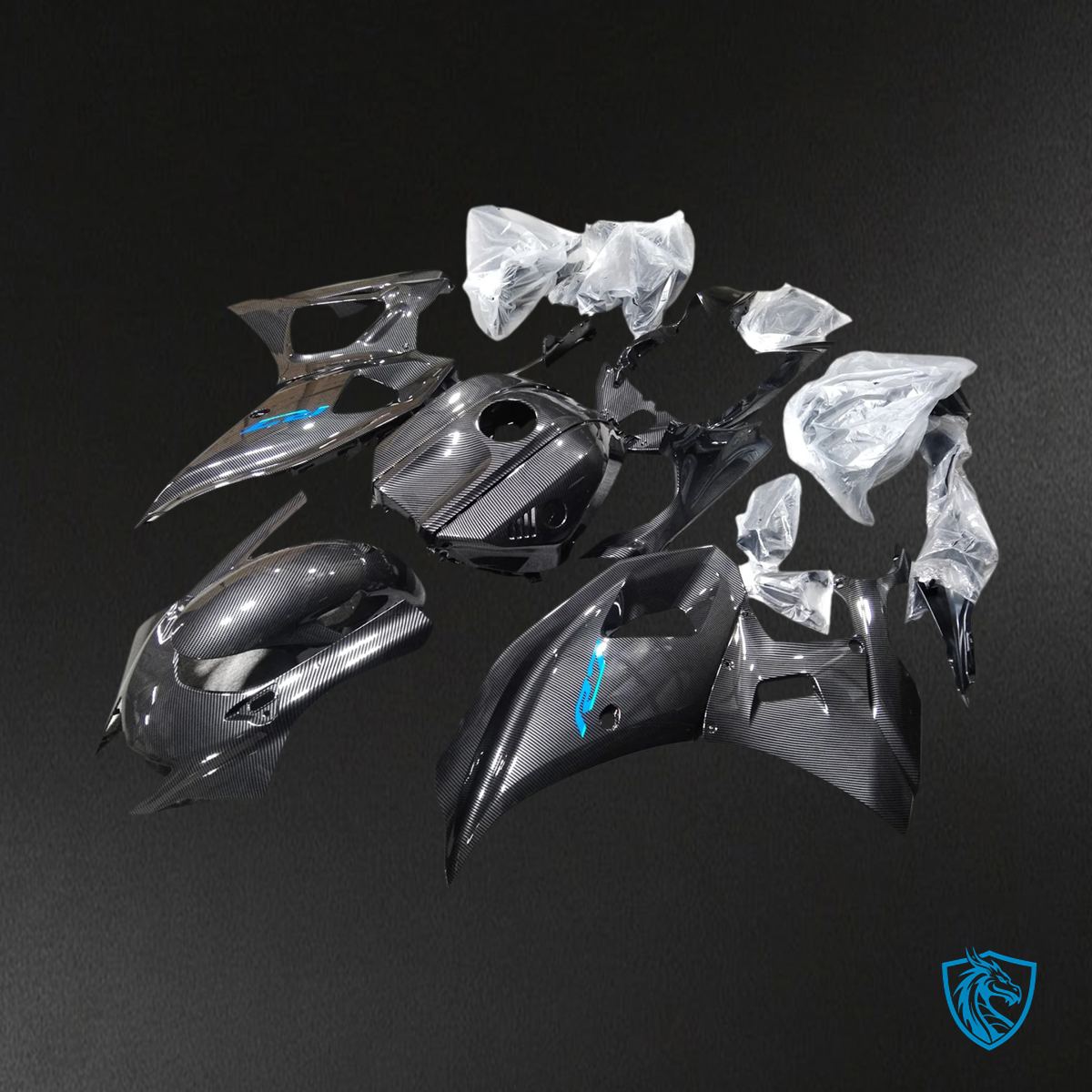 Yamaha YZF-R7 (2021-2025) Carbon Fiber Blue - Replacement Motorcycle Fairings Kit